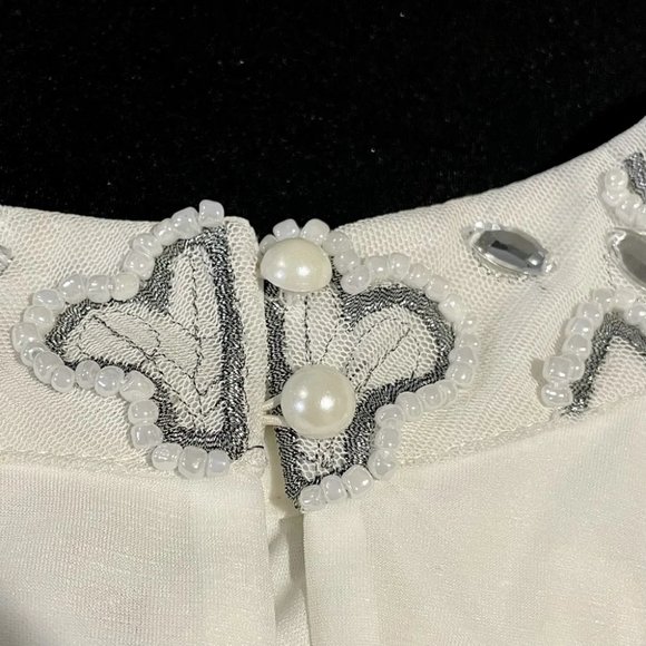 Special Occasion Jeweled Collar Dress 💎 - Picture 5 of 5